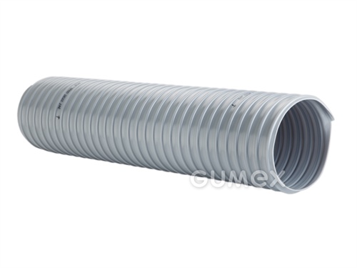 AIRDUC PVC341, 50/58mm, selbstverlöschend, 0,575bar/-0,165bar, PVC, Stahlspirale, -20°C/+70°C, grau, 